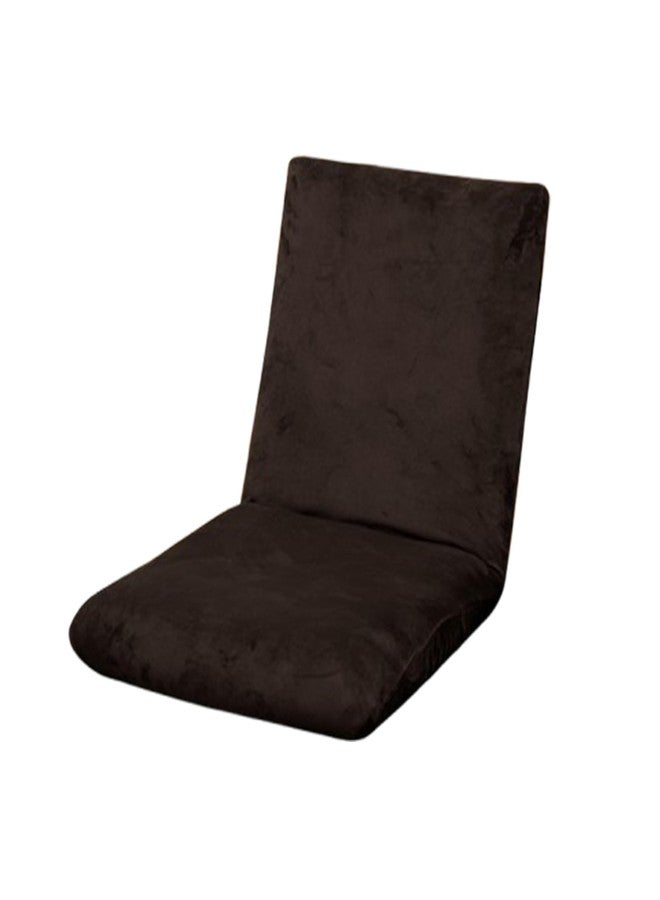 غطاء كرسي أرضي YAQSFGRZ 2 PS مع دعم للظهر فقط، غطاء قابل للتعديل لكرسي أريكة قابل للطي، مناسب لسرير النوم المبطن، كرسي الاسترخاء، كراسي الألعاب الأرضية (غطاء فقط، بني) - Image 2